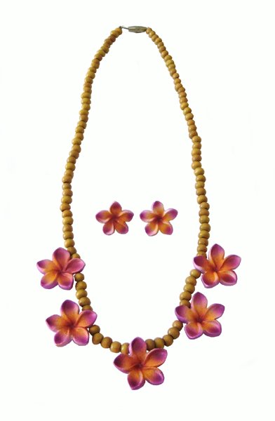 POP Frangipani necklace set